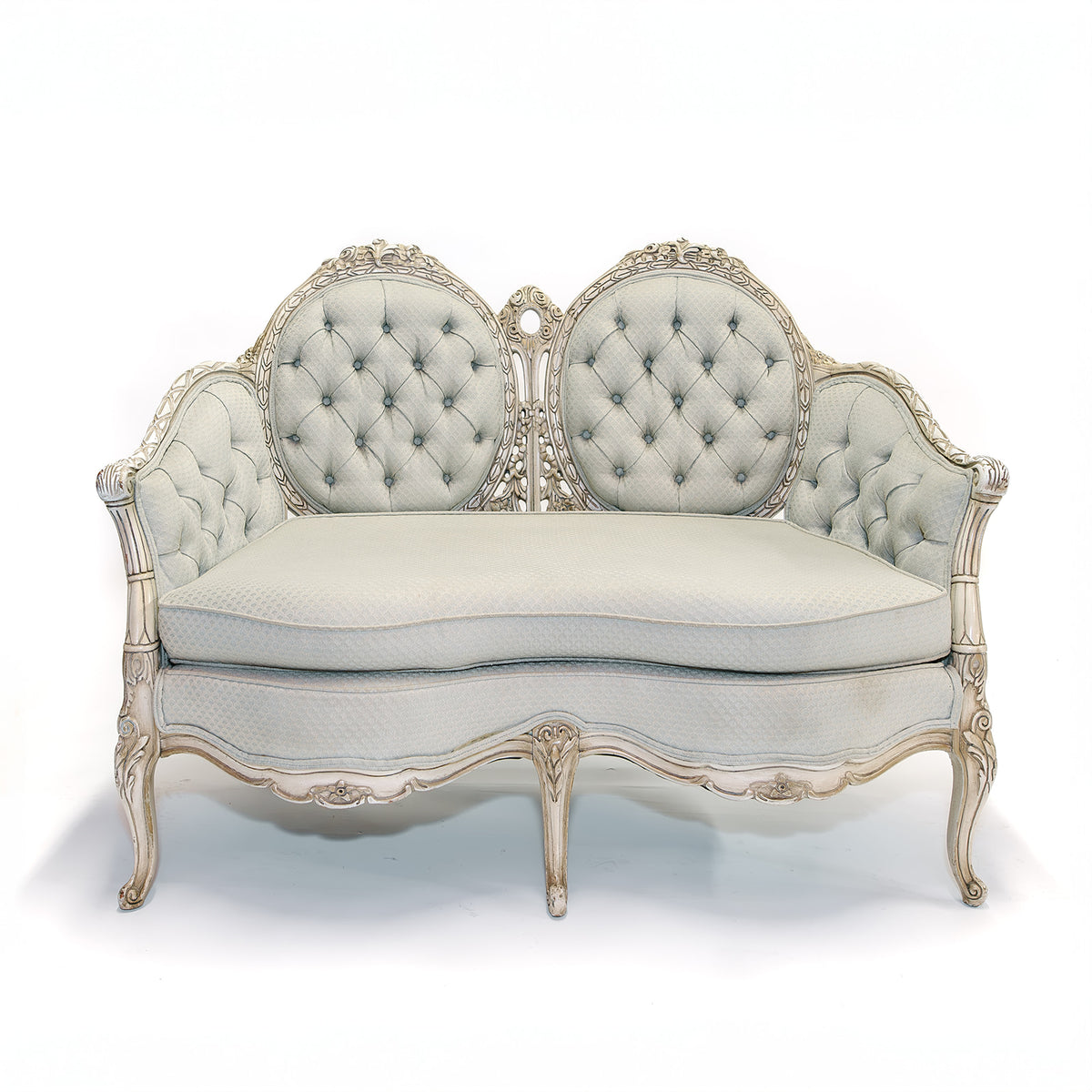 Powder Blue Princess Settee